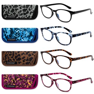 Foto 1 | Foto 1 | Gafas De Lectura Eyeguard Blue Light Block Paquete De 4 Para Mujer - Venta Internacional.