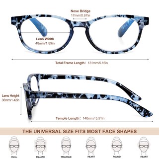 Foto 4 | Foto 4 | Gafas De Lectura Eyeguard Blue Light Block Paquete De 4 Para Mujer - Venta Internacional.