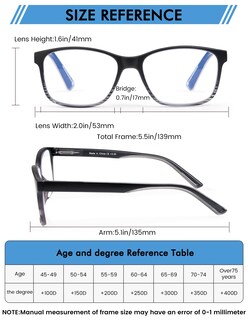 Foto 2 | Foto 2 | Gafas De Lectura Mozvnd Blue Light Blocking 1.75 Para Hombre - Venta Internacional.