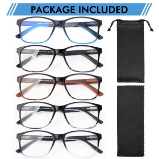 Foto 7 | Foto 7 | Gafas De Lectura Mozvnd Blue Light Blocking 1.75 Para Hombre - Venta Internacional.