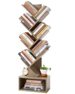 Foto 1 | Foto 1 | Estantería Hoctieon  Árbol De 6 Niveles Con Cajón  Color Gris  Para Oficina En Casa - Venta Internacional.