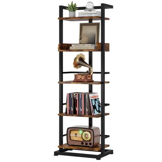 Foto 1 | Foto 1 | Bookshelf Hosfais - Estantería De Madera De 5 Niveles  Color Marrón Rústico - Venta Internacional.