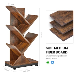 Foto 3 | Foto 3 | Librería Bookshelf Ruboka Con 5 Estantes En Forma De Árbol  5 Niveles - Venta Internacional.