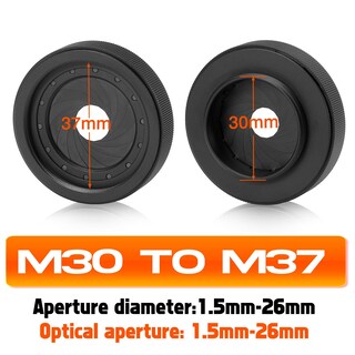 Foto 3 | Foto 3 | Adaptador De Inversión De Lente Fotoaene Con Iris Ajustable M30-m37 - Venta Internacional.