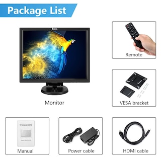 Foto 7 | Foto 7 | Monitor Lcd Eyoyo De 14 Pulgadas 1024x768 Hdmi/vga/av/bnc Con Altavoz - Venta Internacional.