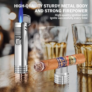 Foto 4 | Foto 4 | Encendedor De Linterna Recargable Todo En Uno De Cigar Accessories Lafuli - Venta Internacional.