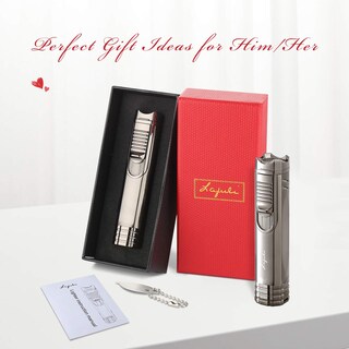 Foto 7 | Foto 7 | Encendedor De Linterna Recargable Todo En Uno De Cigar Accessories Lafuli - Venta Internacional.