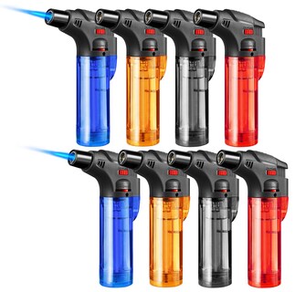 Foto 1 | Foto 1 | Encendedores De Linterna Urgrette Paquete De 8 Unidades Recargables Con Butano Resistentes Al Viento - Venta Internacional.