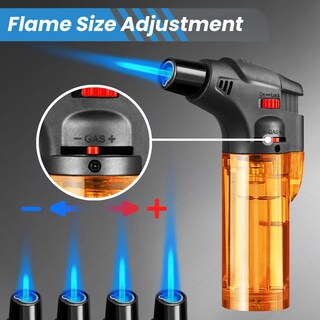 Foto 3 | Foto 3 | Encendedores De Linterna Urgrette Paquete De 8 Unidades Recargables Con Butano Resistentes Al Viento - Venta Internacional.