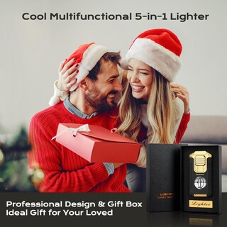 Foto 6 | Foto 6 | Encendedor De Linterna Pumboom 5 En 1 Con Cortador En V Punzón Y Soporte - Venta Internacional.