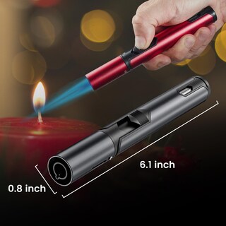 Foto 3 | Foto 3 | Encendedores De Butano Urgrette Paquete De 3 Recargables 15 Cm Jet Flame - Venta Internacional.