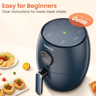 Foto 7 | Foto 7 | Freidora Topzee Small Compact 2.1 L 4 En 1 98% Menos De Aceite - Venta Internacional.