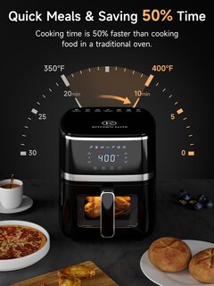 Foto 3 | Foto 3 | Air Freyer Horno Kitchen Elite 5 28 L 7 En 1 Digital Negro - Venta Internacional.
