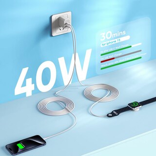 Foto 3 | Foto 3 | Cargador Nuinno Super Fast Para Apple Watch Y Iphone 16 Con Cable - Venta Internacional.