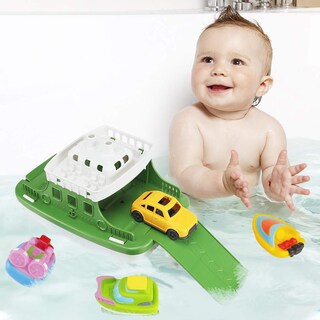 Foto 6 | Foto 6 | Bath Boat Toy Nasidear Con 4 Minicars Y 6 Botes Squirters - Venta Internacional.