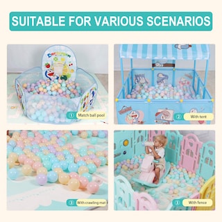 Foto 7 | Foto 7 | Macaron Ocean Ball Trendbox 5 Colores Mezclados Para Niños 100 Unidades - Venta Internacional.