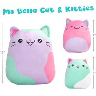 Foto 2 | Foto 2 | Peluche Benben Cat De 30 Cm Y 18 Cm  Juego De 3 Para Niños - Venta Internacional.