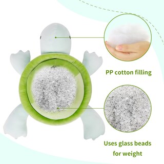 Foto 3 | Foto 3 | Peluche Ideame Con Forma De Tortuga De Peluche Pesada Para Niños - Venta Internacional.
