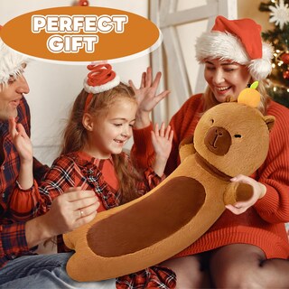 Foto 7 | Foto 7 | Almohada De Felpa Capybara Nxnynz De 36 Cm De Largo Con Color Naranja Para Niños - Venta Internacional.
