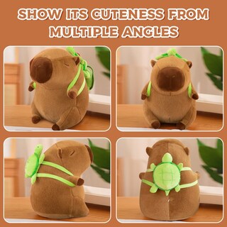 Foto 5 | Foto 5 | Peluche Shinuoer Capibara Con Mochila Tipo Tortuga De 23 Cm Regalo Para Niños - Venta Internacional.