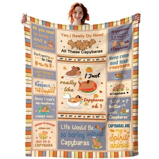 Foto 1 | Foto 1 | Manta Dizogogo Capybara De Franela De 50 X 40 Pulgadas Para Niños - Venta Internacional.