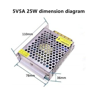 Foto 6 | Foto 6 | Fuente De Alimentación Phevos Dc 5v 5a 25w Ac 110/120 A Dc 5v - Venta Internacional.