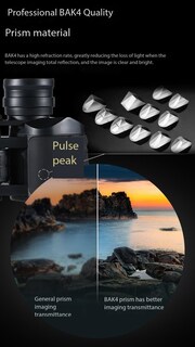 Foto 7 | Foto 7 | Prismáticos Orejury 20x50 Hd Impermeables Para Observación De Aves - Venta Internacional.