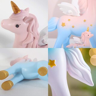 Foto 4 | Foto 4 | Unicornio Movinpe Para Decoración De Tartas Con 2 Unicornios Mágicos Y 1 Arcoíris - Venta Internacional.