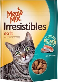 Foto 1 | Foto 1 | Cat Treats Meow Mix Irresistibles Salmón Blando 85 G (paquete De 5) - Venta Internacional.