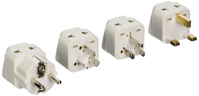Foto 1 | Foto 1 | Kit Adaptador De Enchufe De Viaje Ckitze Ba-4p Universal 2 En 1 - Venta Internacional.