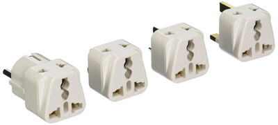 Foto 2 | Foto 2 | Kit Adaptador De Enchufe De Viaje Ckitze Ba-4p Universal 2 En 1 - Venta Internacional.