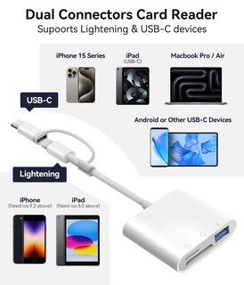 Foto 2 | Foto 2 | Lector De Tarjetas Sd Trail Game Cameras Viewer Para Iphone Ipad - Venta Internacional.