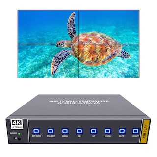 Foto 1 | Foto 1 | Controlador De Pared De Vídeo Iseevy 4k60 Hdmi Usb Uhd 2x2 1x2 2x1 1x3 3x1 1x4 4x1 - Venta Internacional.