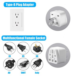 Foto 3 | Foto 3 | Adaptador De Enchufe De Viaje Fertrey Ee. Uu. A Ue Reino Unido Au Nc Jp Asia It Br Ch - Venta Internacional.