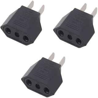 Foto 1 | Foto 1 | Adaptador De Enchufe De Viaje Alinna Convertidor De Potencia De La Ue A Ee. Uu. (paquete De 3) - Venta Internacional.