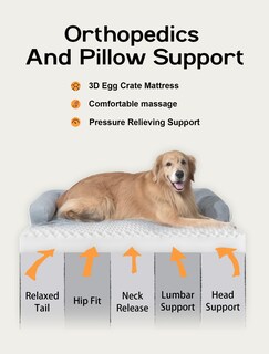Foto 3 | Foto 3 | Cama Para Perros Mekiy  Ortopédica  Espuma Viscoelástica  Impermeable  Xl - Venta Internacional.