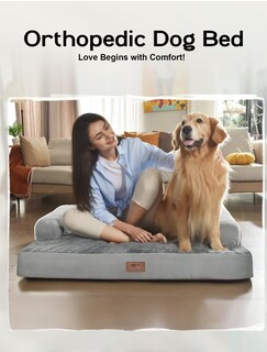 Foto 7 | Foto 7 | Cama Para Perros Mekiy  Ortopédica  Espuma Viscoelástica  Impermeable  Xl - Venta Internacional.
