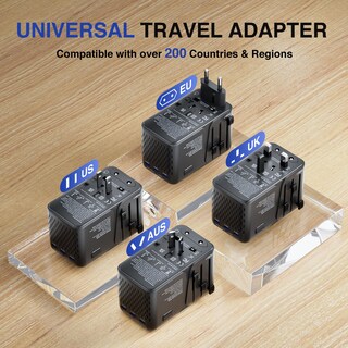 Foto 4 | Foto 4 | Adaptador De Viaje Dailylife Convertidor De 220 V A 110 V Con Puertos Usb - Venta Internacional.