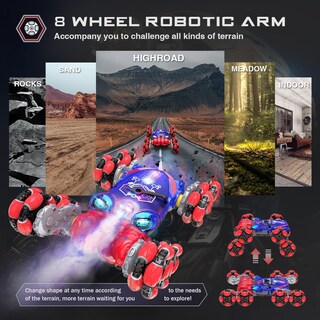 Foto 3 | Foto 3 | Control Remoto Para Coche Paaxido 8wd Con Sensor De Gestos Con Aerosol Y Luz - Venta Internacional.