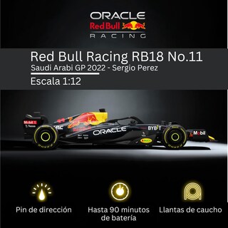 Foto 2 | Foto 2 | Coche A Control Remoto Voltz Toys F1 Redbull Rb18 A Escala 1:12 - Venta Internacional.