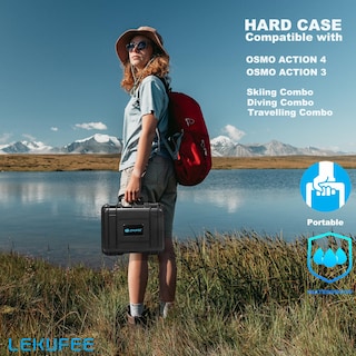 Foto 7 | Foto 7 | Funda Rígida Impermeable Lekufee Para Cámara Dji Osmo Action 4/3 - Venta Internacional.
