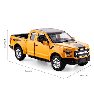 Foto 3 | Foto 3 | Camión De Juguete Sasbsc F150 Raptor De Metal Fundido Con Luz Durante Más De 3 Años - Venta Internacional.
