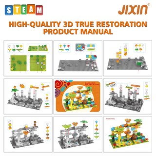 Foto 3 | Foto 3 | Bloques De Construcción Marble Run Jixin Dinosaur Kids De 4 A 8 Años 187 Unidades - Venta Internacional.