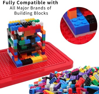 Foto 4 | Foto 4 | Building Bricks Burgkidz 568 Piezas Con Caja De Almacenamiento Para Niños Mayores De 3 Años - Venta Internacional.