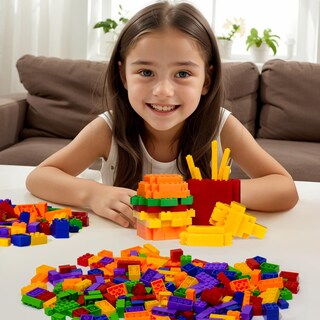 Foto 2 | Foto 2 | Building Bricks Bestoyz 1000 Piezas Rainbow Colors Para Niños Mayores De 4 Años - Venta Internacional.
