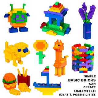 Foto 6 | Foto 6 | Building Bricks Bestoyz 1000 Piezas Rainbow Colors Para Niños Mayores De 4 Años - Venta Internacional.