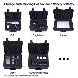 Foto 2 | Foto 2 | Funda Rígida Lykus Hc-3810 Impermeable Con Inserto De Espuma De 38 X 28 X 13 5 Cm - Venta Internacional.
