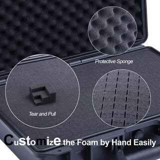 Foto 3 | Foto 3 | Funda Rígida Lykus Hc-3810 Impermeable Con Inserto De Espuma De 38 X 28 X 13 5 Cm - Venta Internacional.