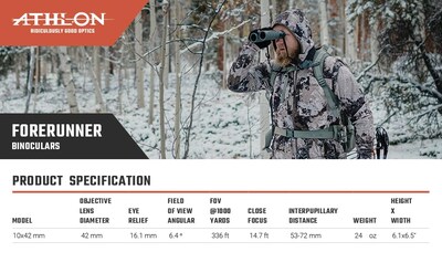 Foto 6 | Foto 6 | Binoculares Athlon Optics Forerunner De 10 X 42 Con Relieve Ocular Extendido - Venta Internacional.