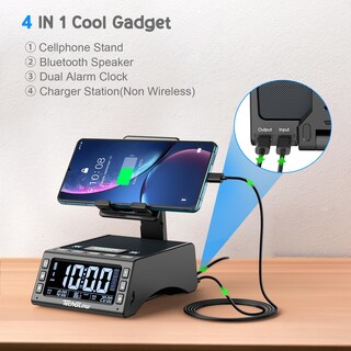 Foto 2 | Foto 2 | Altavoz Bluetooth Soporte Para Teléfono Estación De Carga Techglow - Venta Internacional.